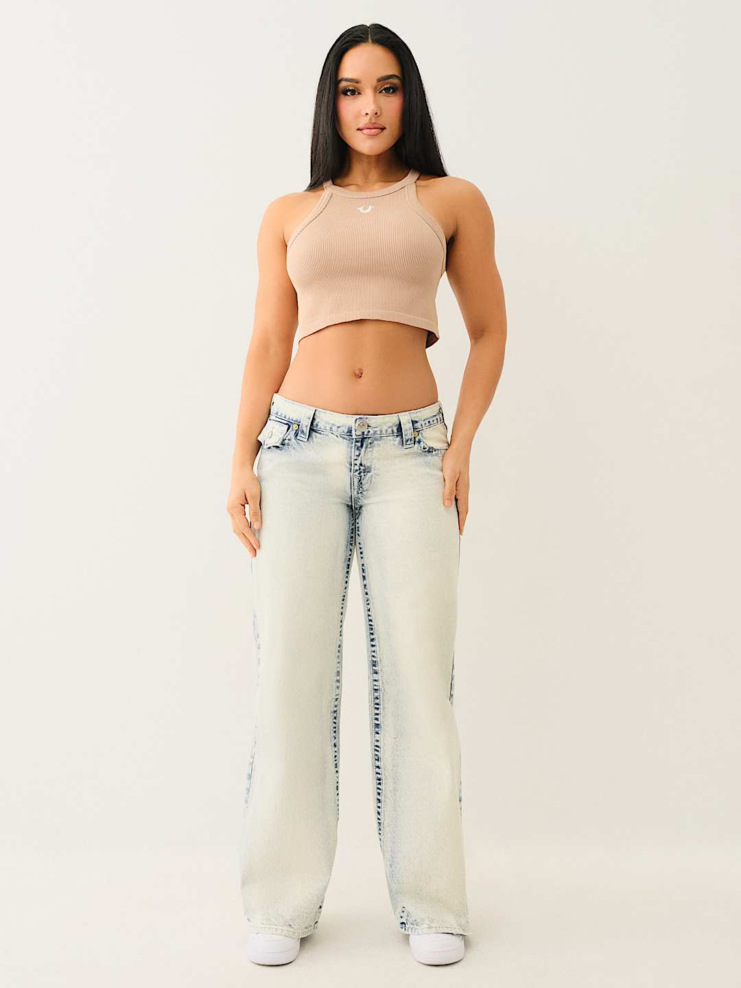TRUE RELIGION BEST SELLER BOBBI LOW RISE BAGGY JEAN