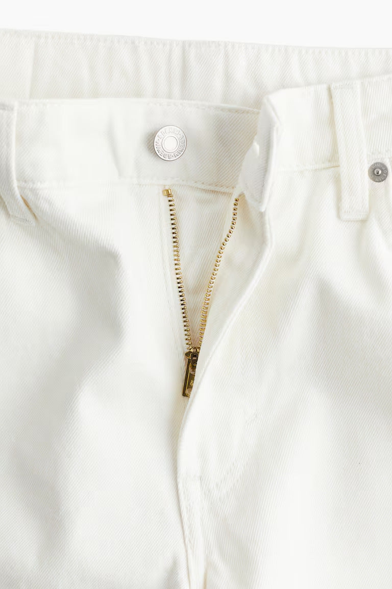 H&M HIGH BERMUDA DENIM SHORTS