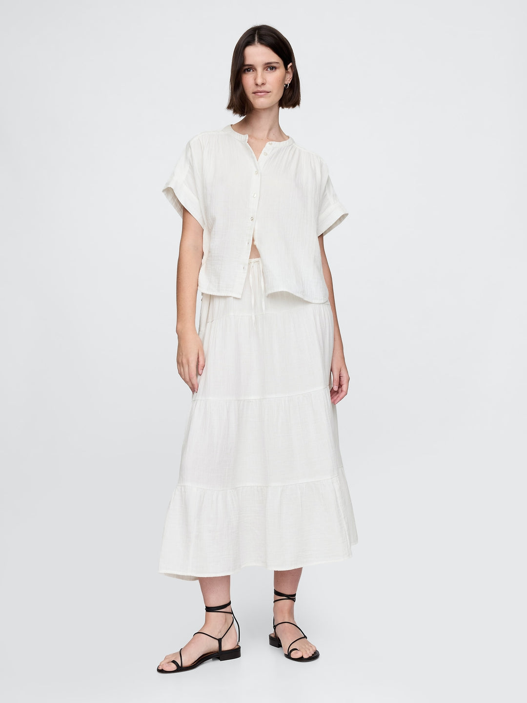Gap Crinkle Gauze Dolman Shirt