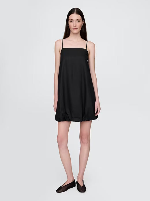 Gap Linen-Blend Mini Bubble Dress
