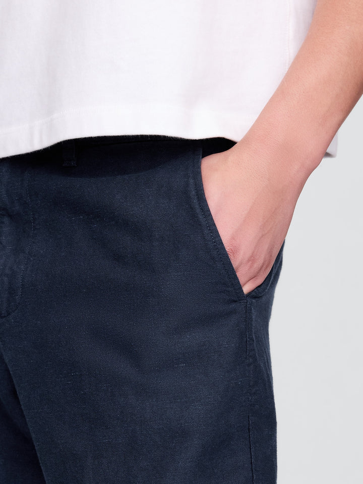 Gap 8" Linen-Cotton Shorts