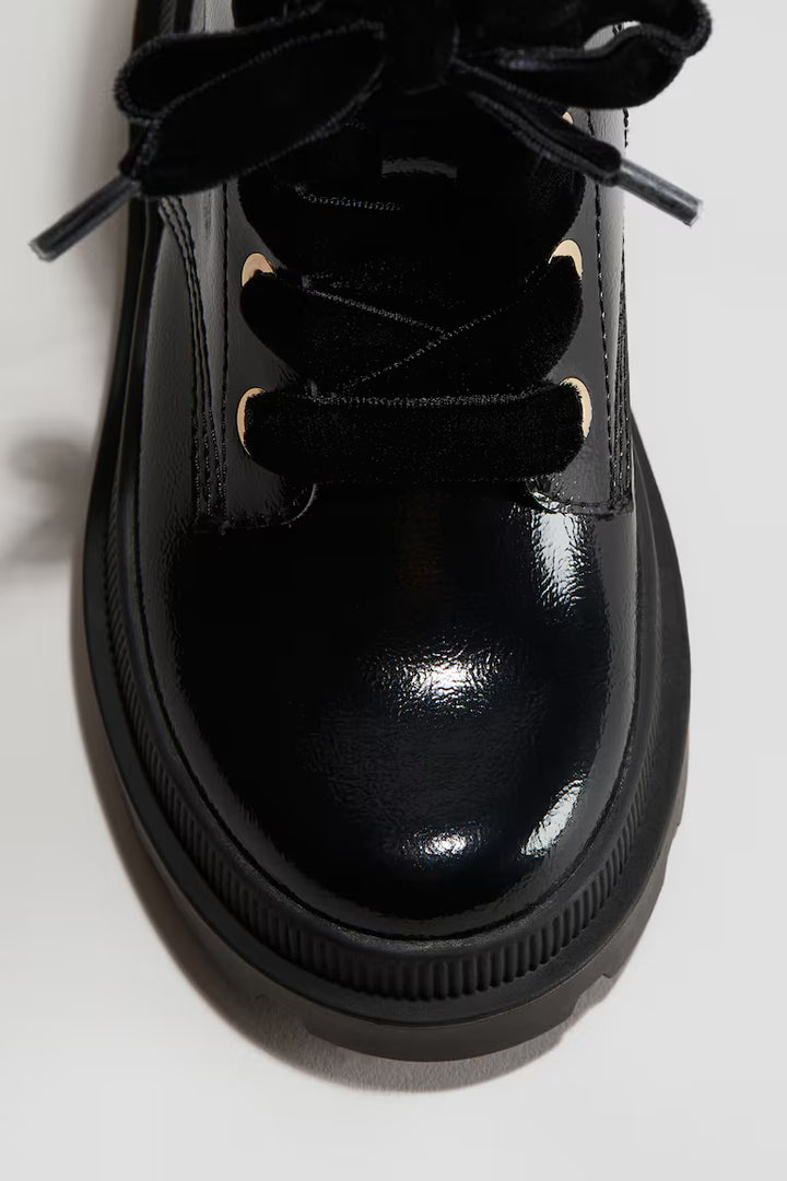 H&M Lace-Up Boots