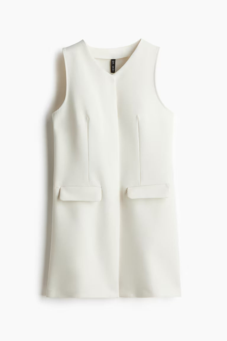 H&M Pocket-Detail Sleeveless Dress