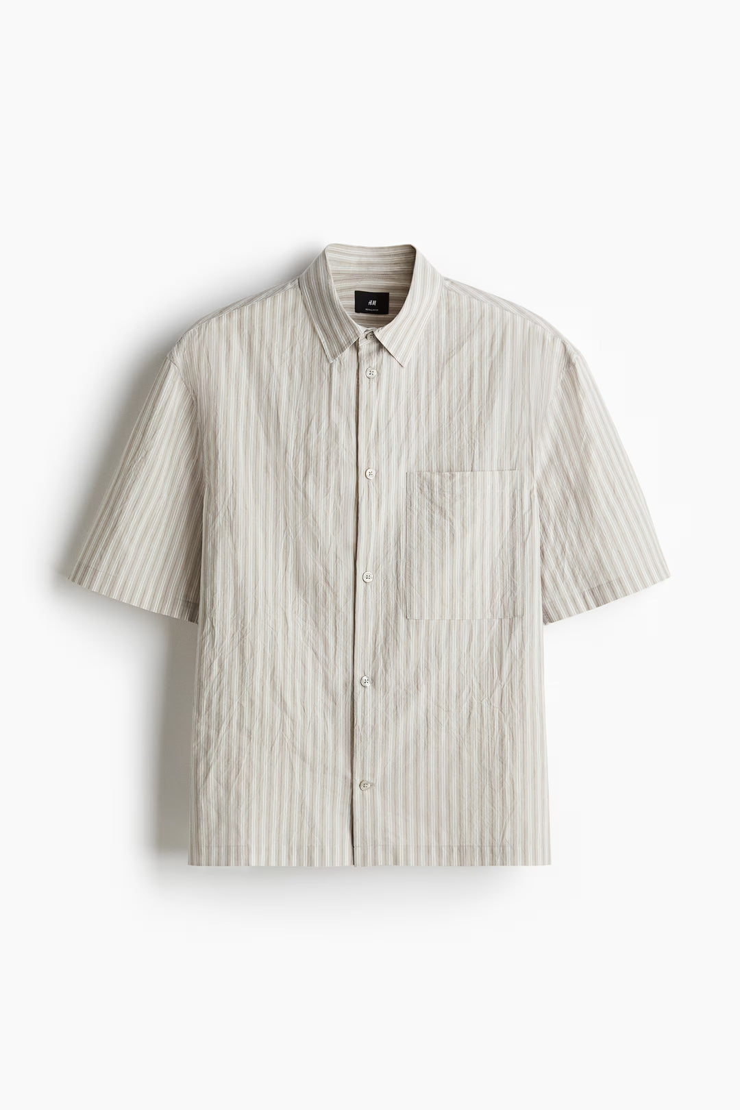 H&M Regular-Fit Short-Sleeved Shirt