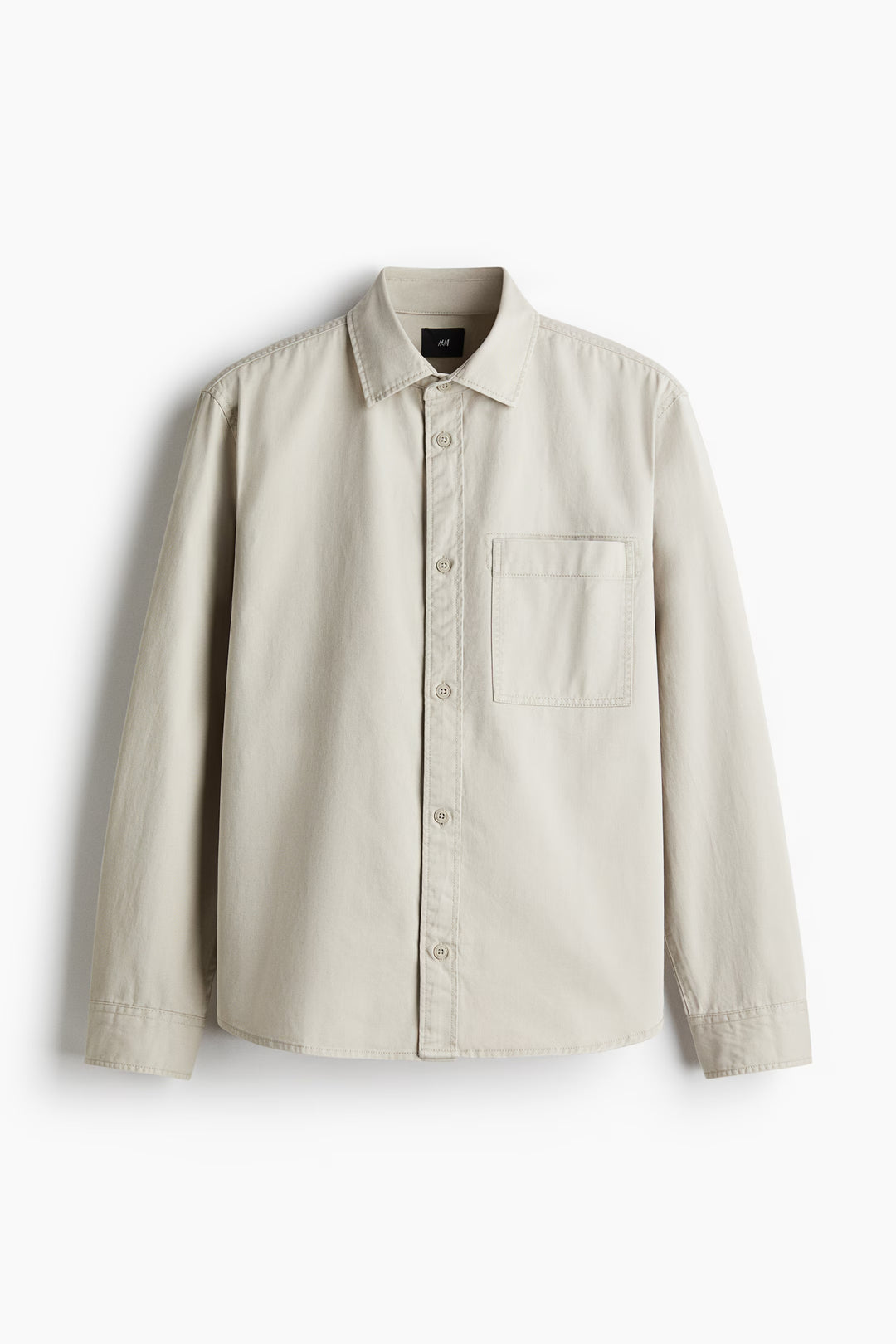 H&M Regular-Fit Twill Overshirt