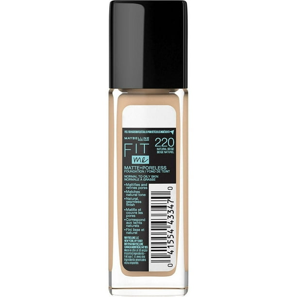 Maybelline New York Fit Me®, Matte + Poreless Liquid Foundation, Fit Me Matte + Poreless Foundation