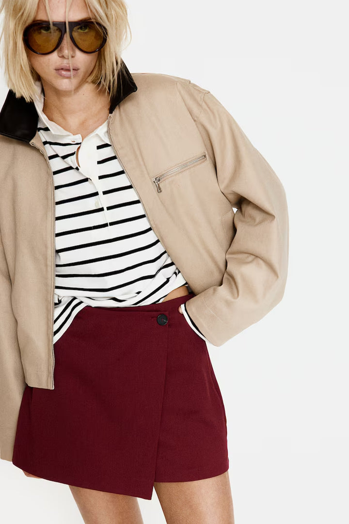 H&M WRAP SKORT