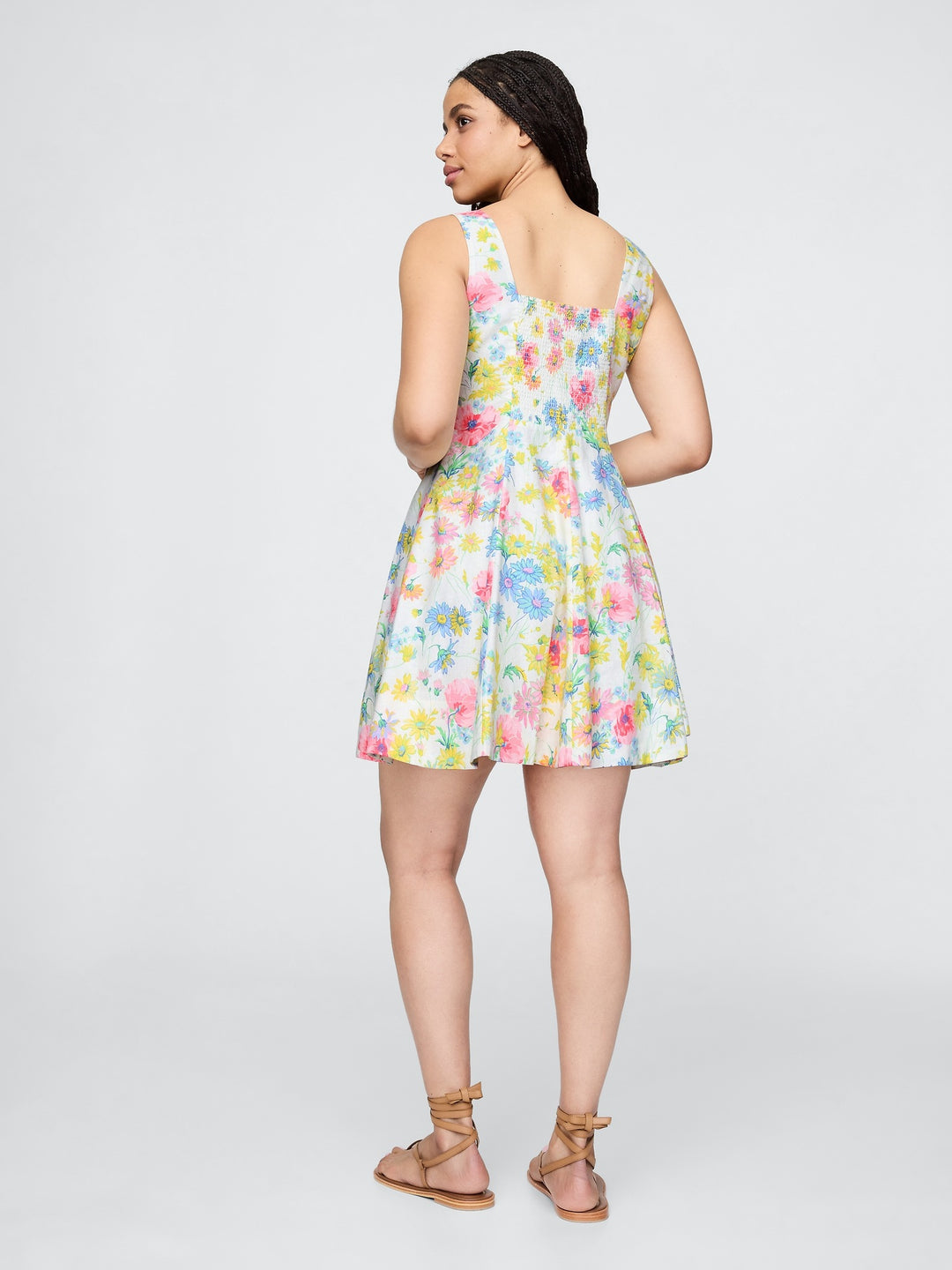 Gap Linen-Blend Mini Dress
