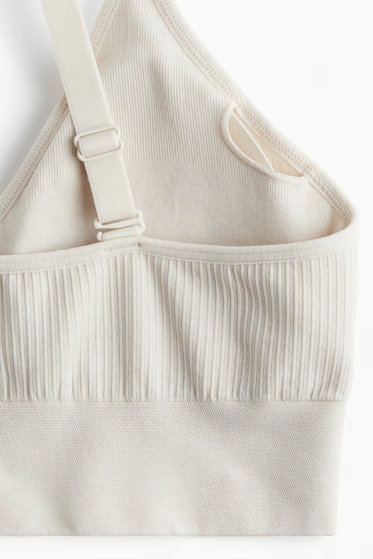 H&M SEAMLESS MEDIUM-SUPPORT SPORTS BRA WITH DRYMOVE™