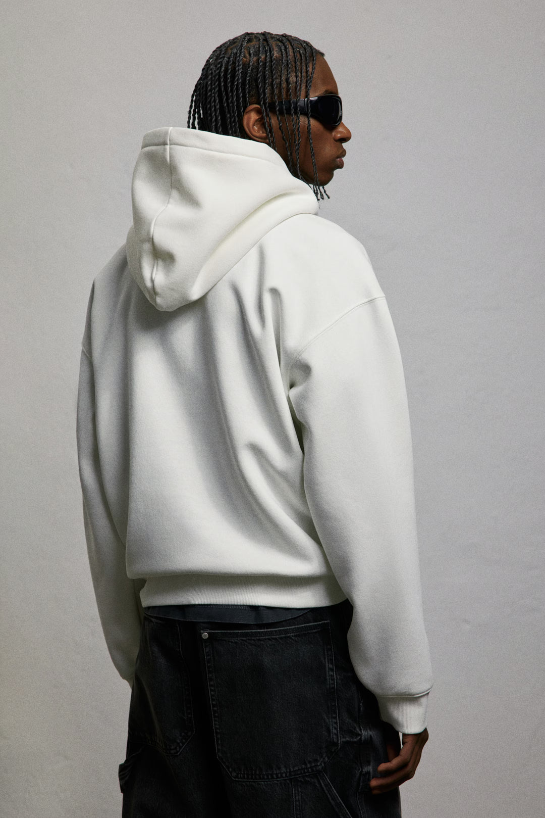 H&M Loose Fit Printed Hoodie