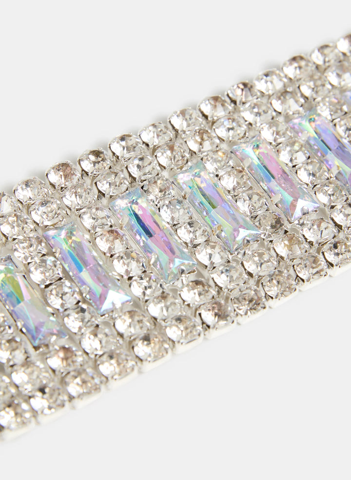 Laura Wide Crystal Bracelet