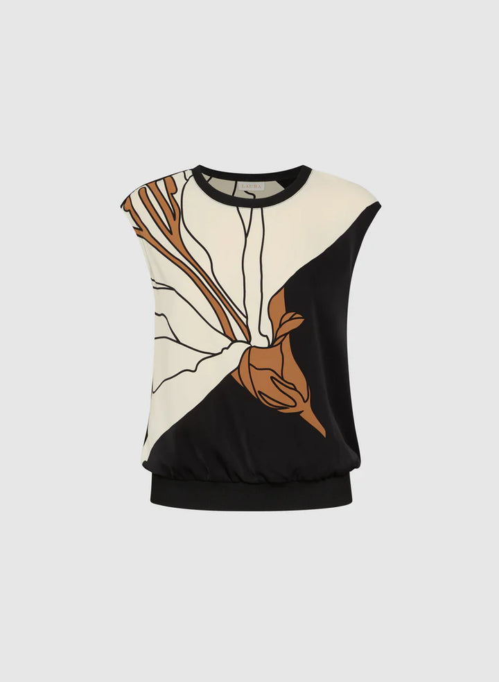 LAURA Graphic Floral Top