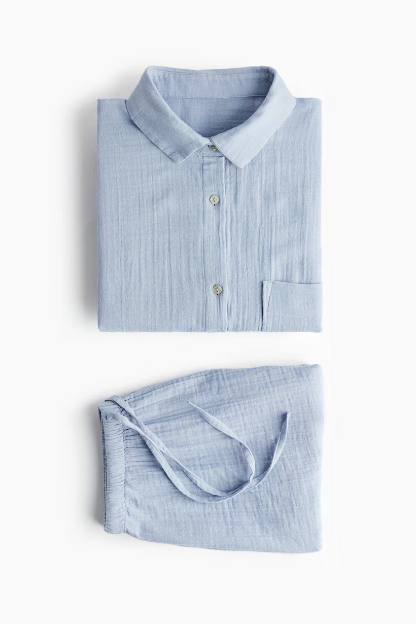H&M Pajama Shirt and Shorts