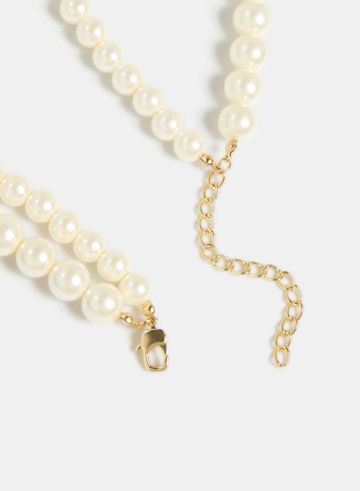 Laura Double Pearl Necklace