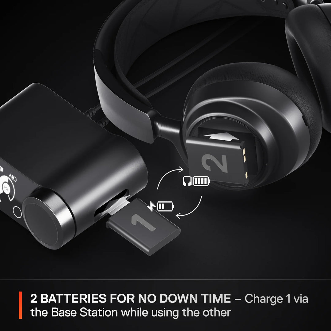 SteelSeries Arctis Nova Pro Wireless Omni-Platform Gaming Headset for Xbox Series X and S, Xbox One, Black