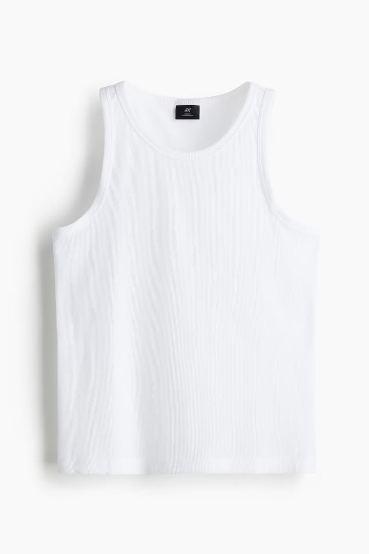 H&M Slim Fit Ribbed Tank Top