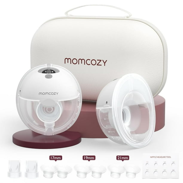 Momcozy M5 Hands Free Breast Pump, Wearable Breast Pump with 3 Modes & 9 Levels