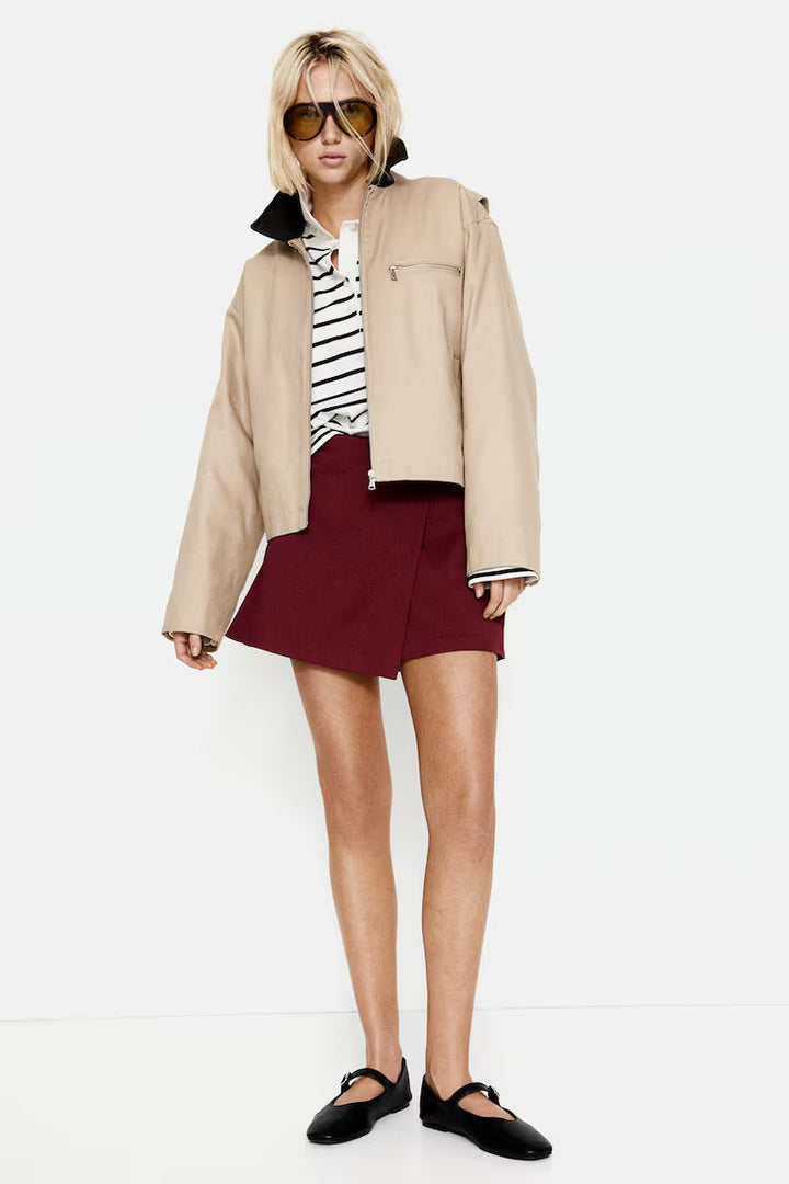 H&M WRAP SKORT