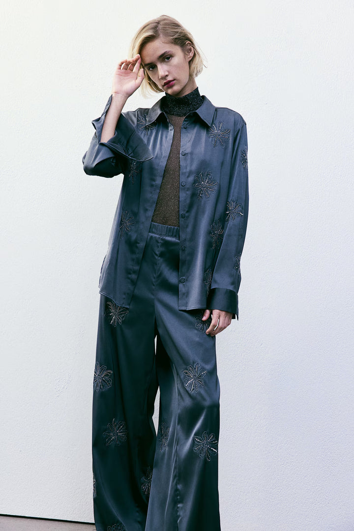 H&M Embroidered Pants