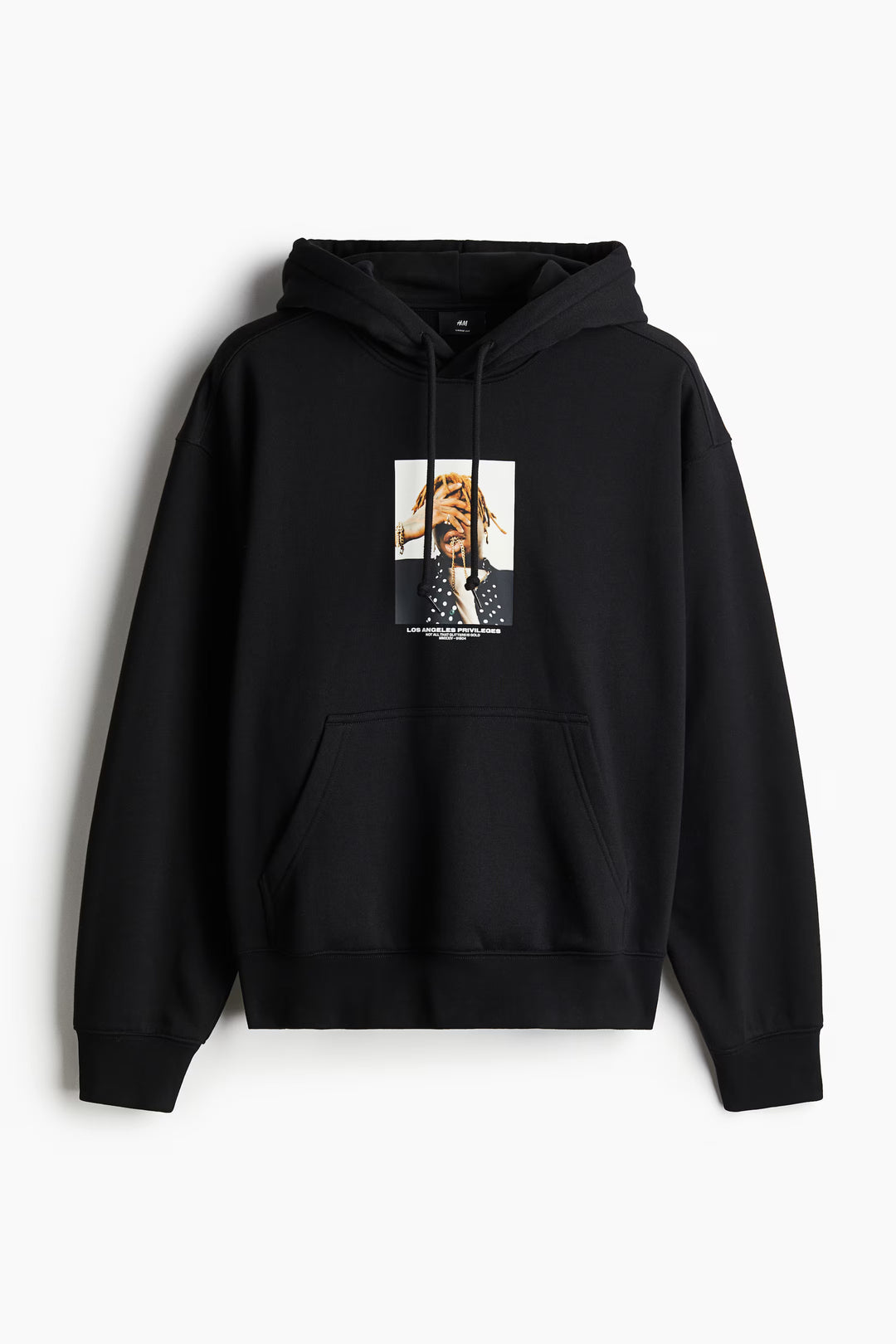 H&M Loose Fit Printed Hoodie
