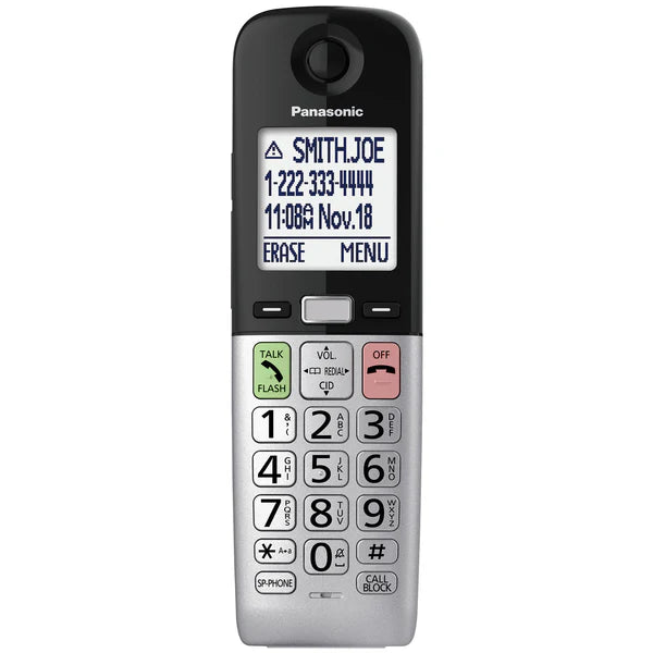Panasonic Easy-to-Use Cordless Phone with Flashlight and Quick-Touch Dialing - KX-TGU4 Series