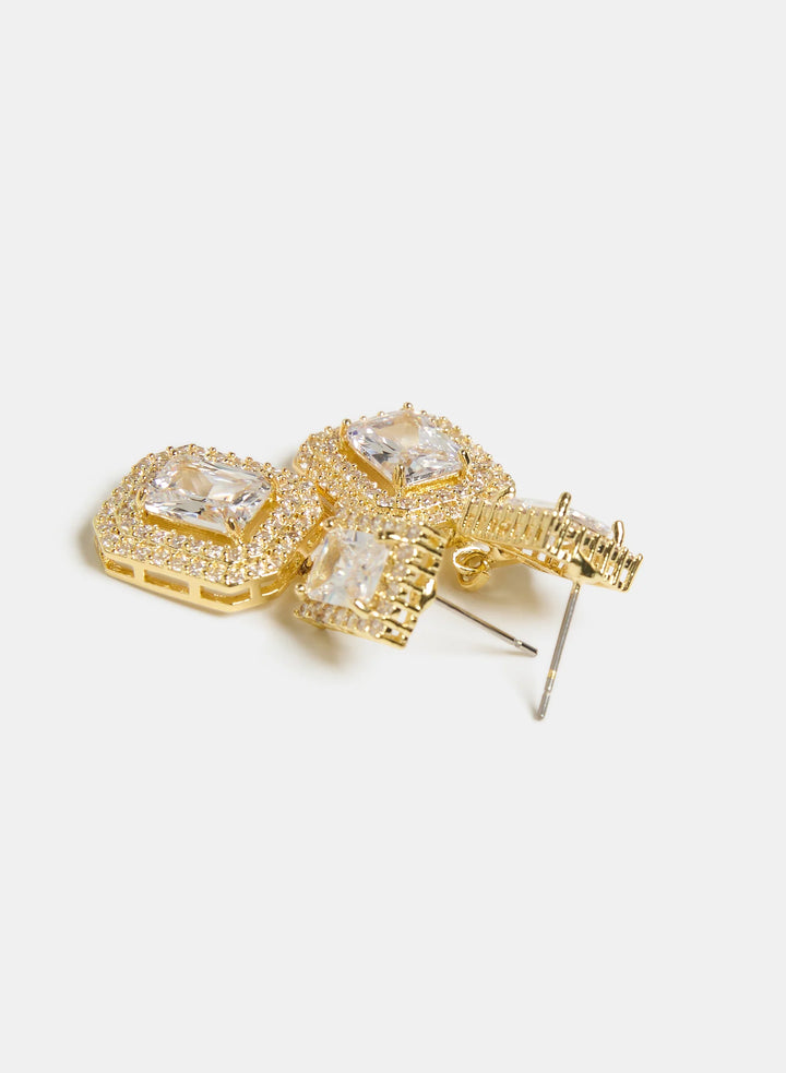 Laura Cubic Zirconia Dangle Earrings