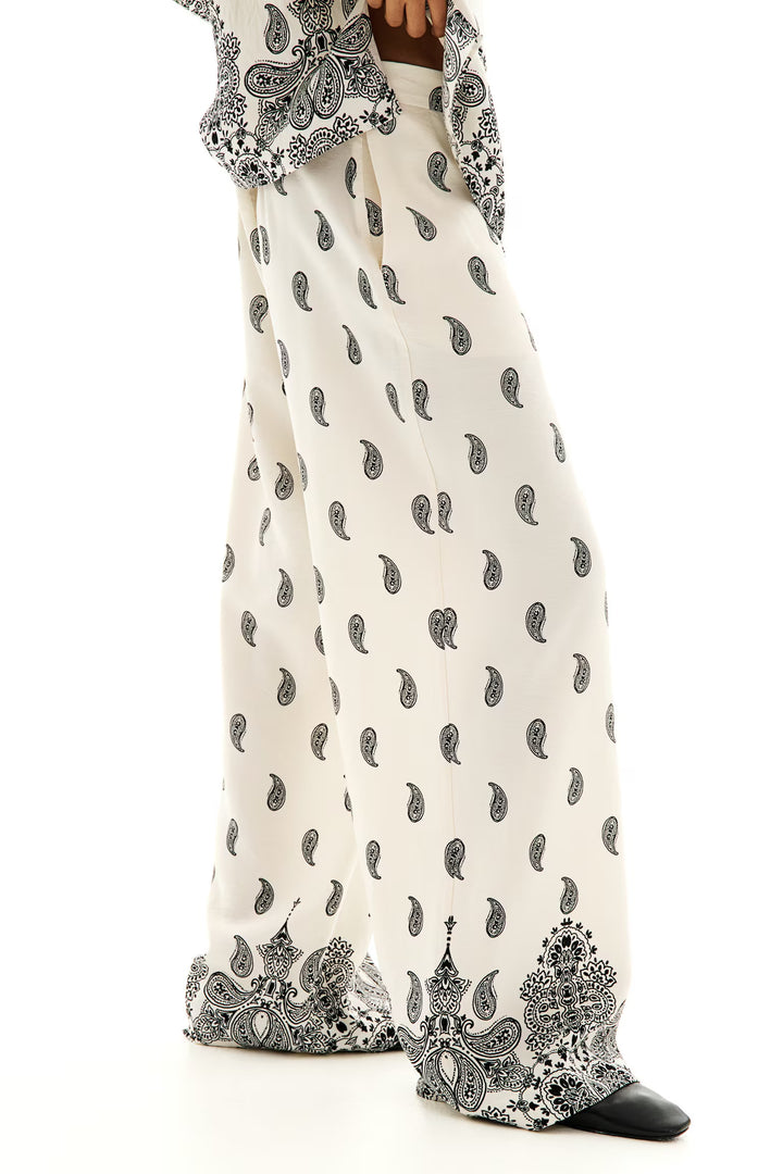 H&M Patterned Twill Pants