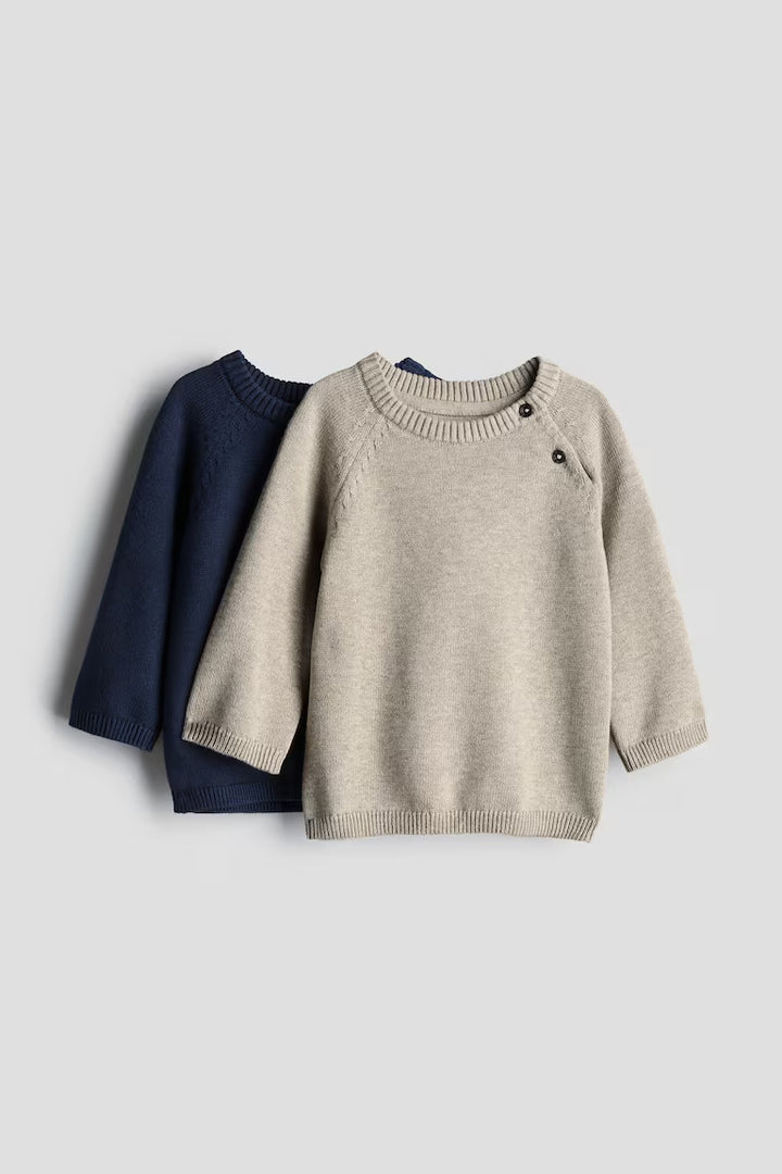 H&M 2-pack Cotton Knit Sweaters