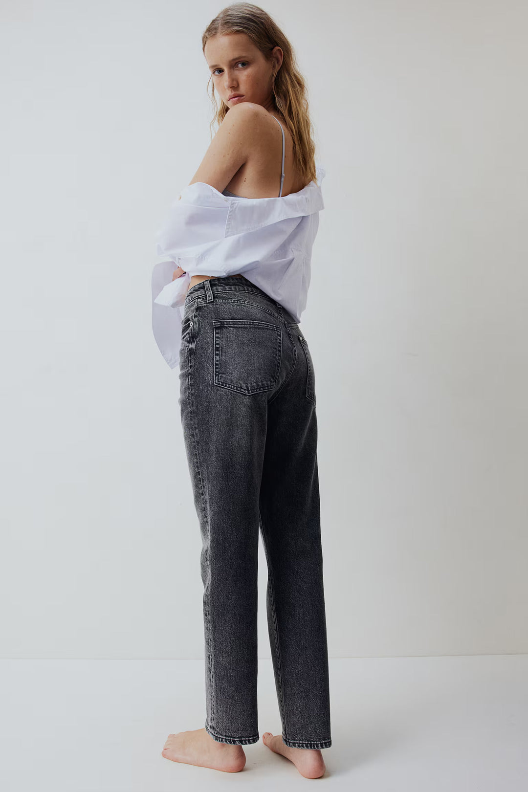 H&M Ultra High Rise Mom Jeans