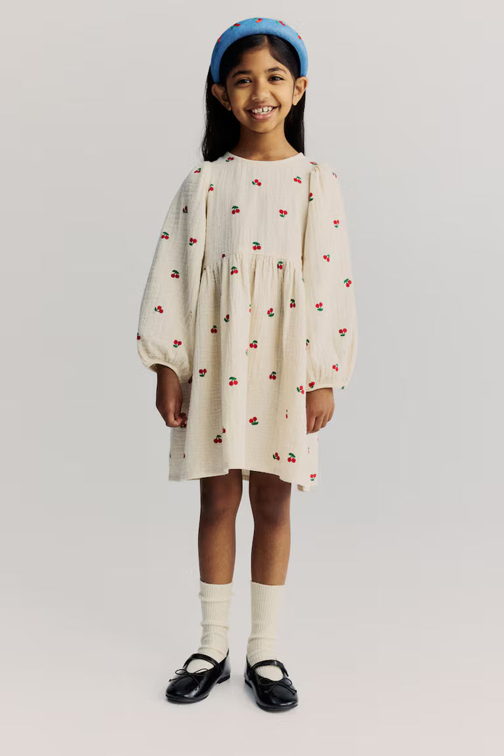 H&M Cotton Muslin Dress