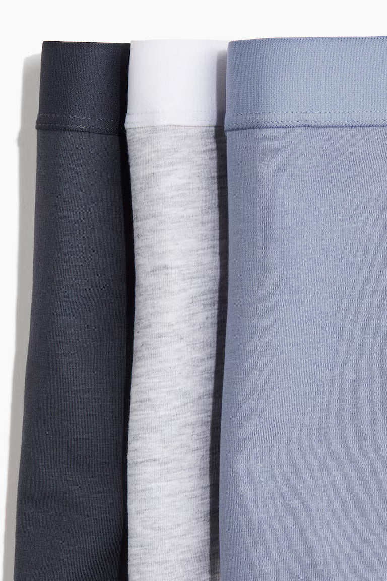 H&M 3-PACK COTTON BOXER BRIEFS