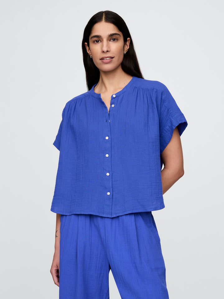 Gap Crinkle Gauze Dolman Shirt