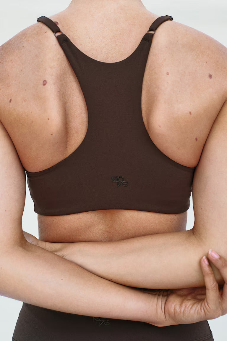 H&M LIGHT SUPPORT SPORTS BRA WITH SOFTMOVE™ LYCRA®