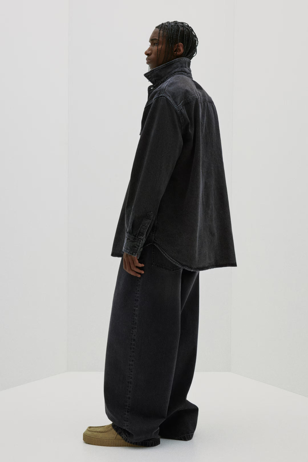 H&M Oversized Fit Denim Shirt