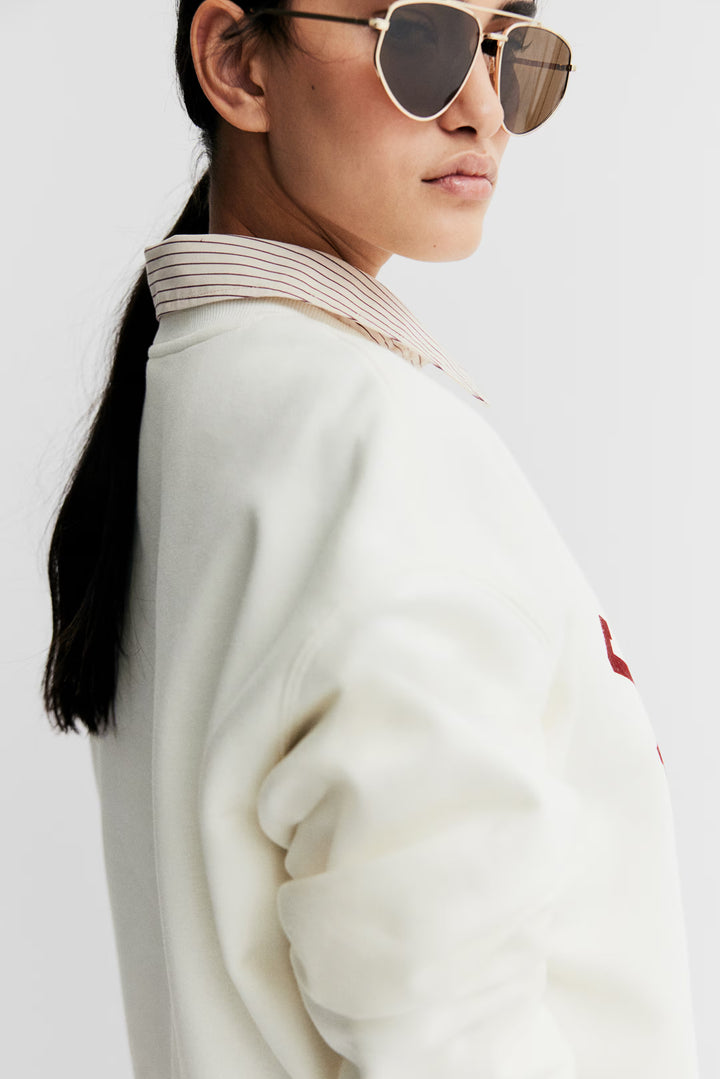 H&M Sweatshirt with Text Motif