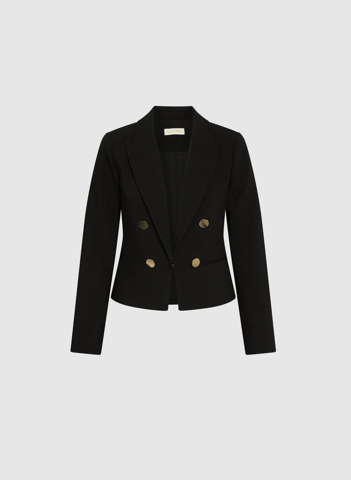 LAURA Cropped Double-Breasted Blazer