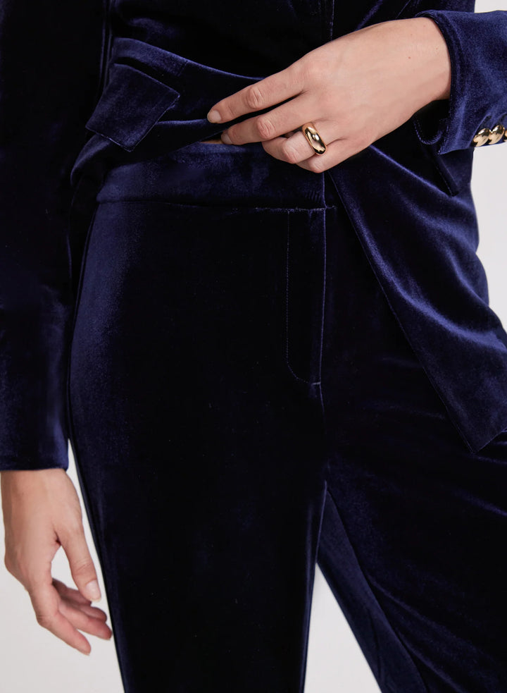 LAURA Olivia Velvet Wide Leg Pants - Regular
