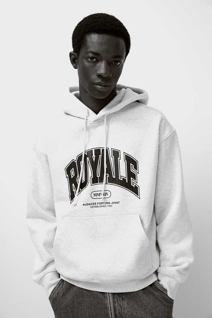 H&M Loose Fit Printed Hoodie