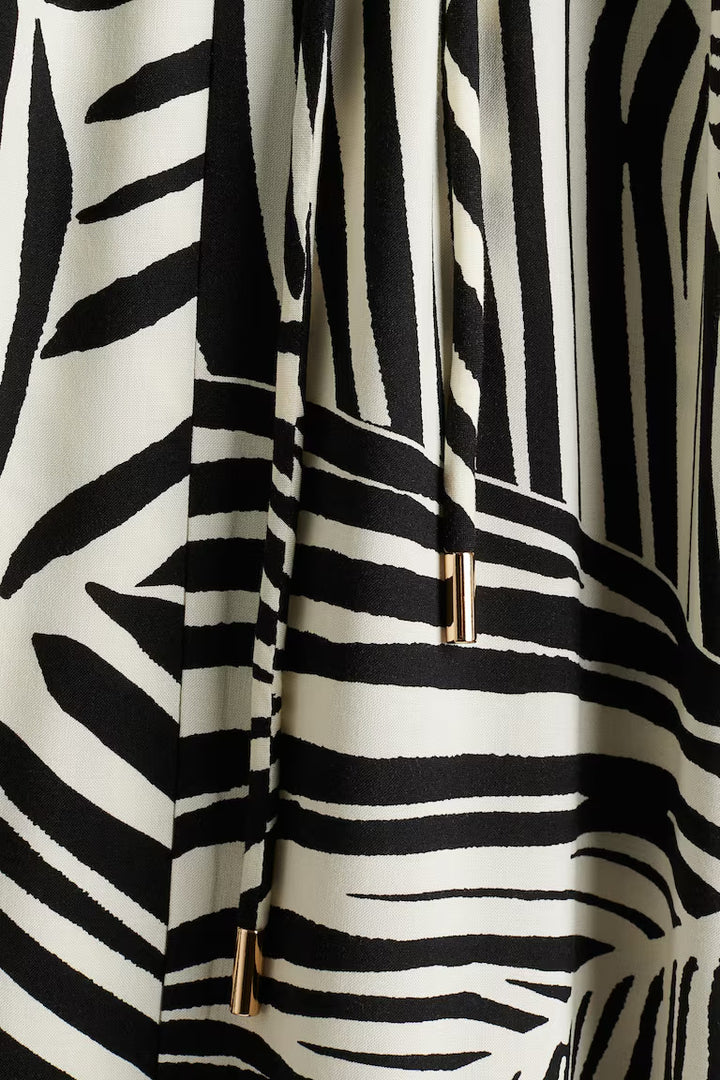 H&M Long Puff-Sleeved Dress