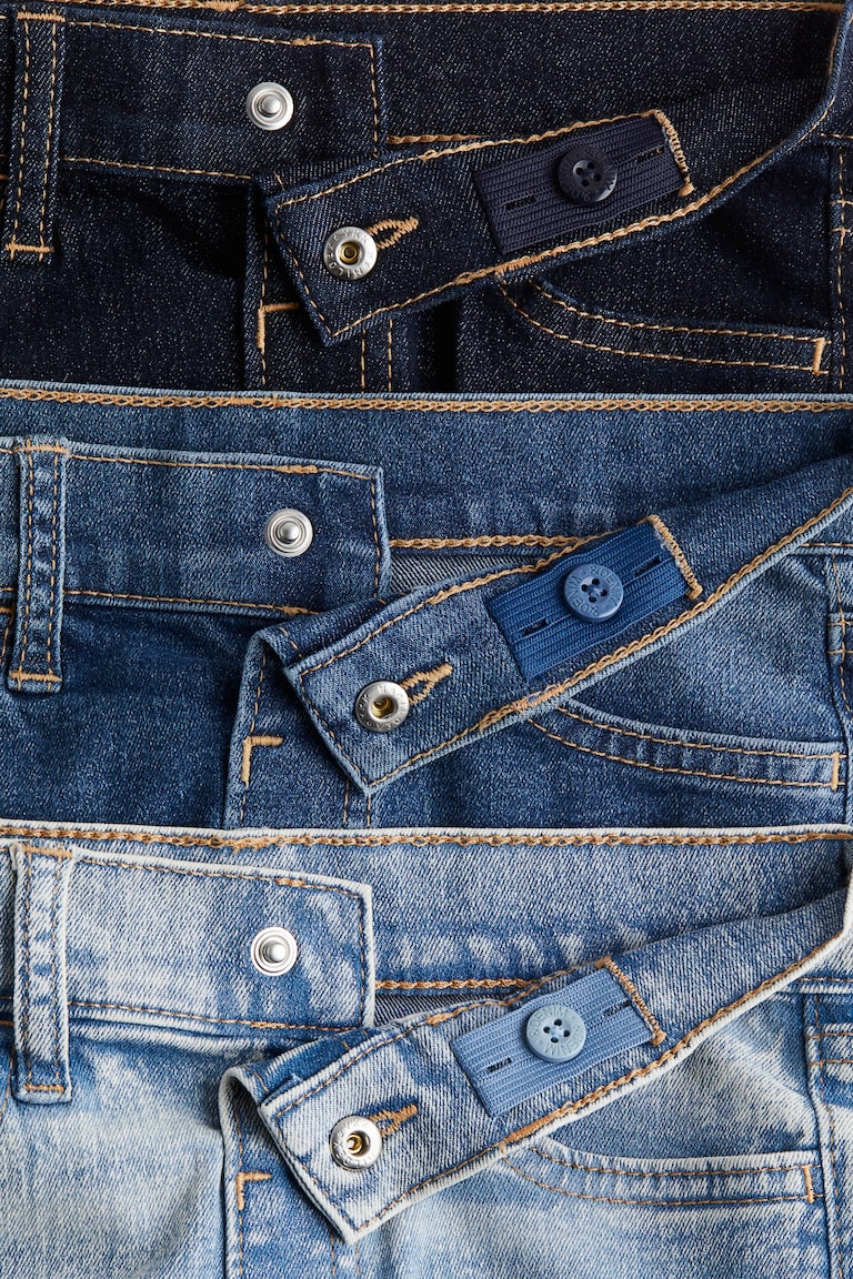 H&M 3-pack Comfort Stretch Slim Fit Jeans