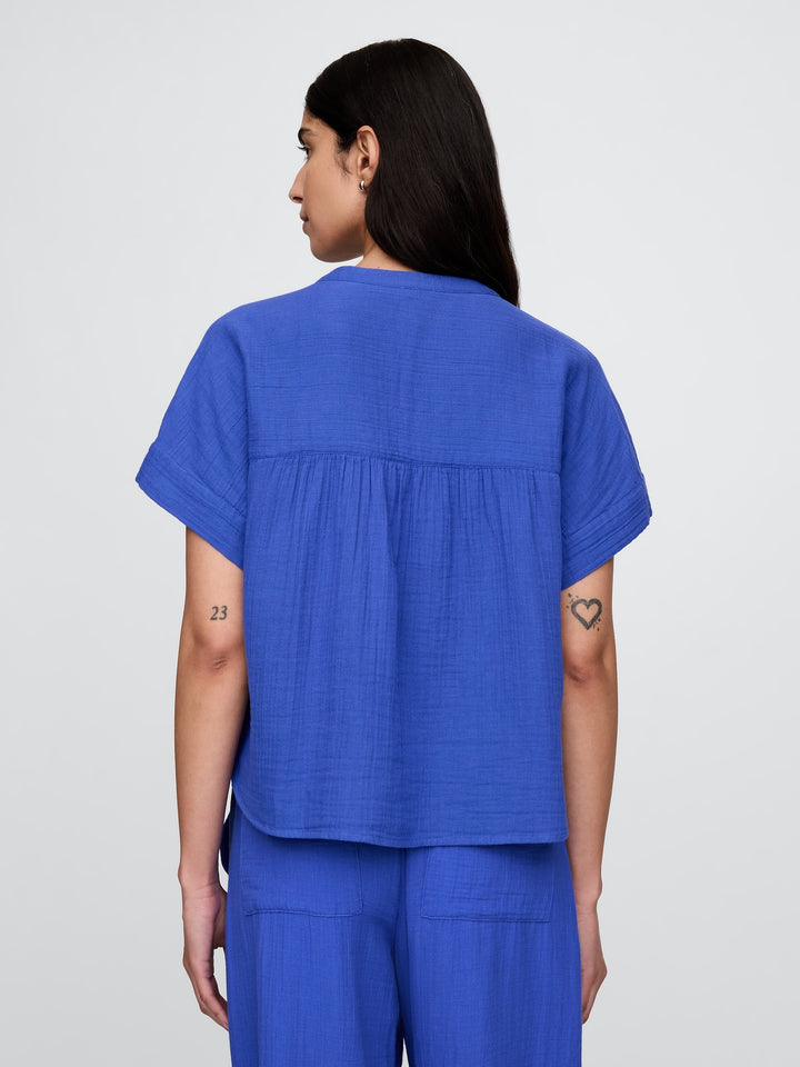 Gap Crinkle Gauze Dolman Shirt