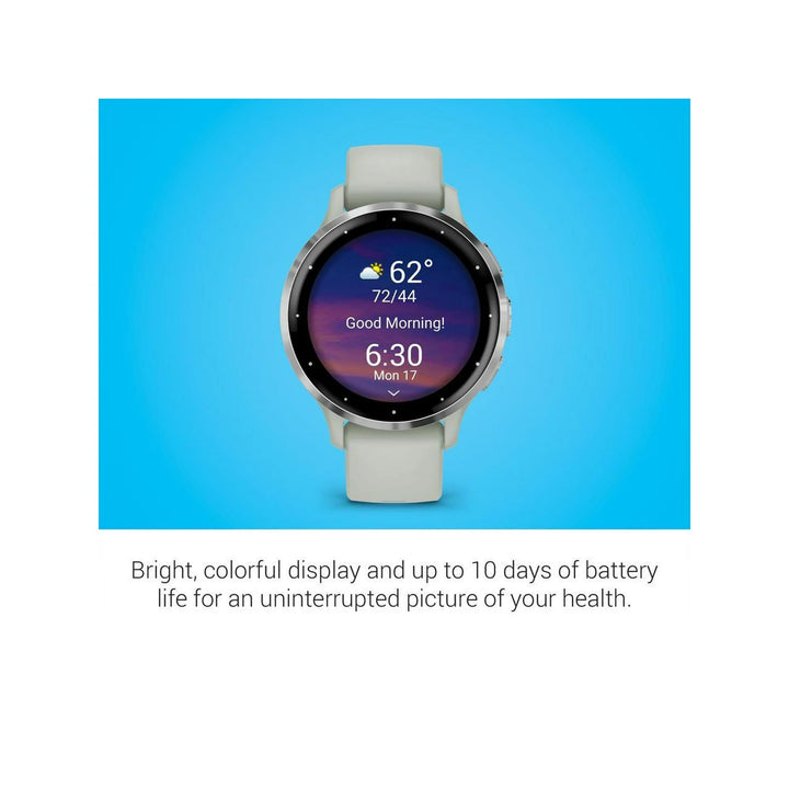 Garmin Venu® 3S, GPS Smartwatch, AMOLED Display, Advanced Health and Fitness Features, Up To 10 Days Of Battery, Sage Gray