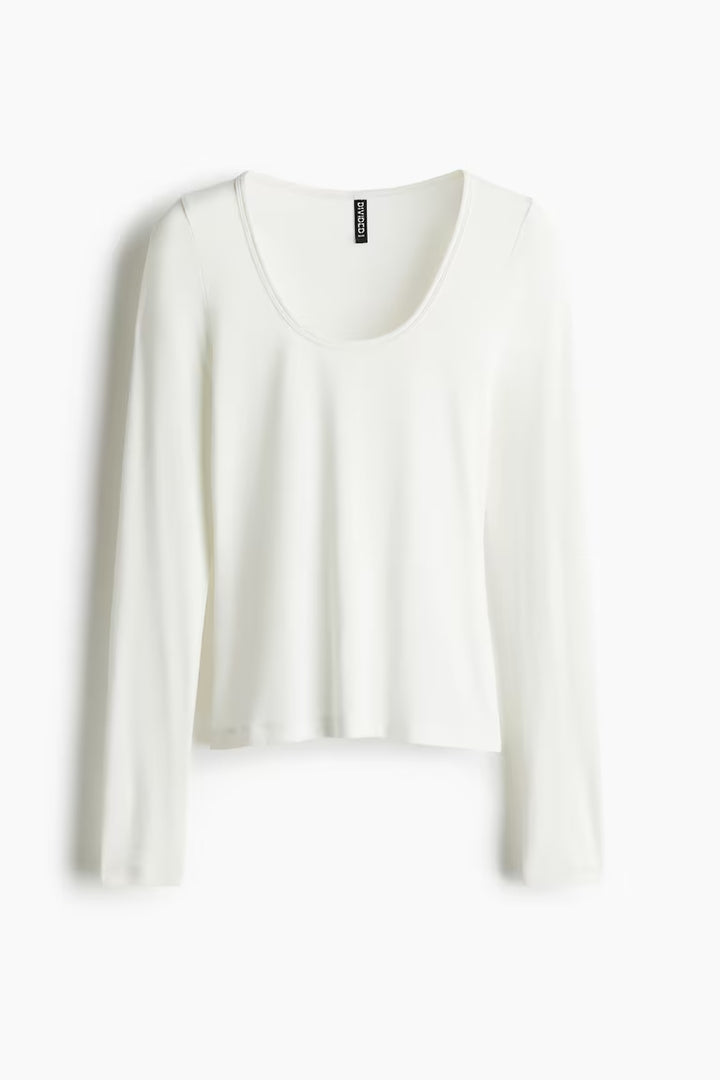 H&M RIBBED TOP