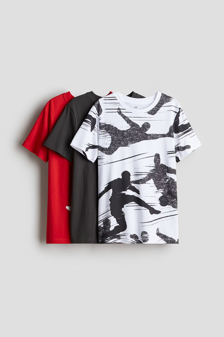 H&M 3-pack Cotton T-shirts