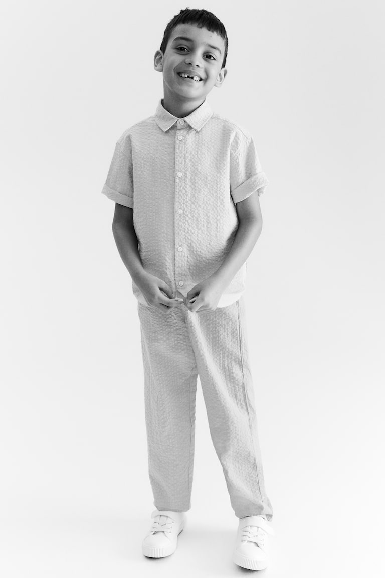 H&M Cotton Seersucker Shirt