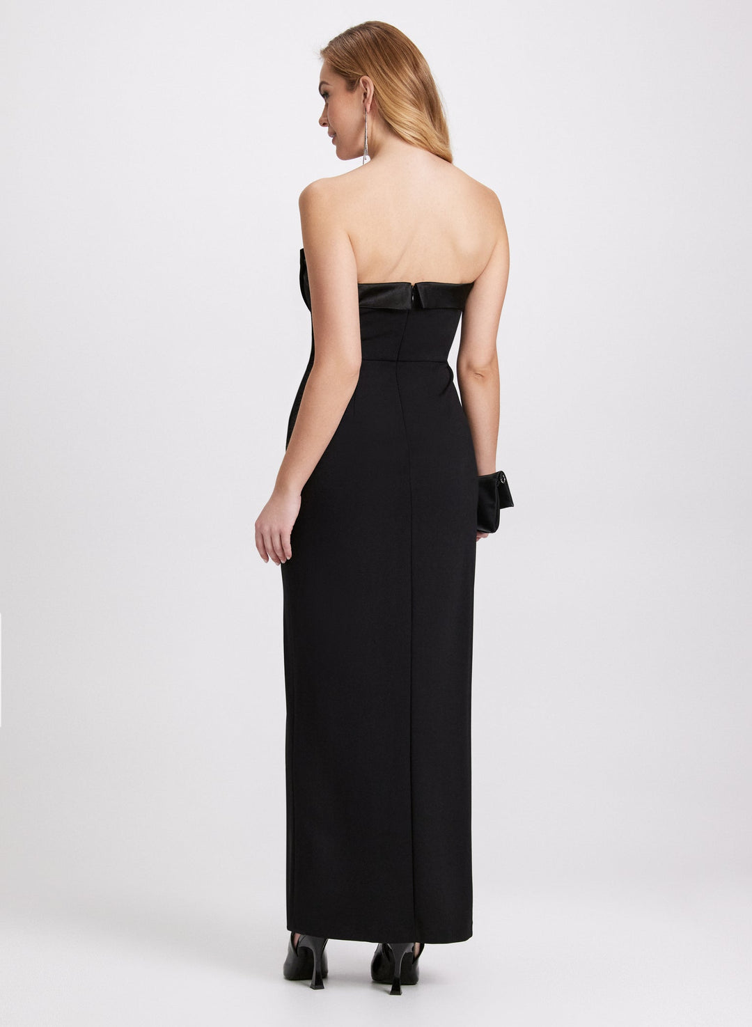 LAURA Satin Bow Dress