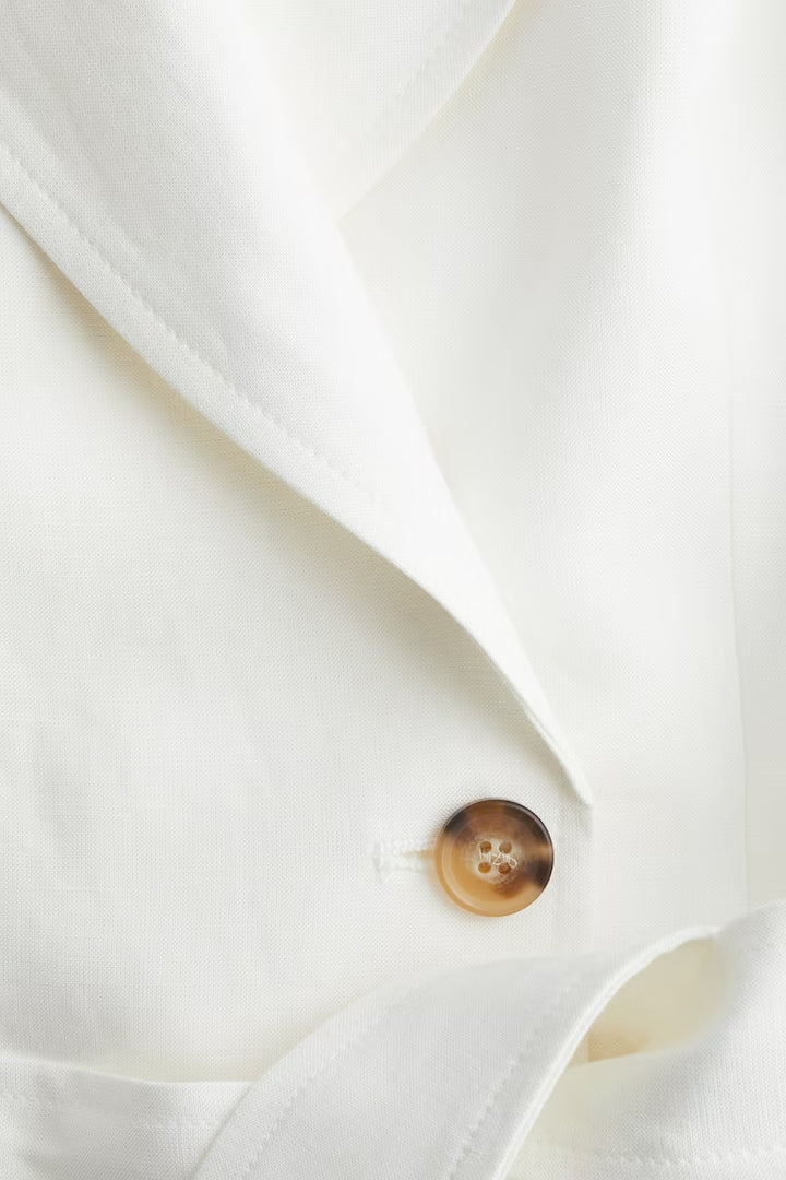 H&M Linen-blend Jacket Dress