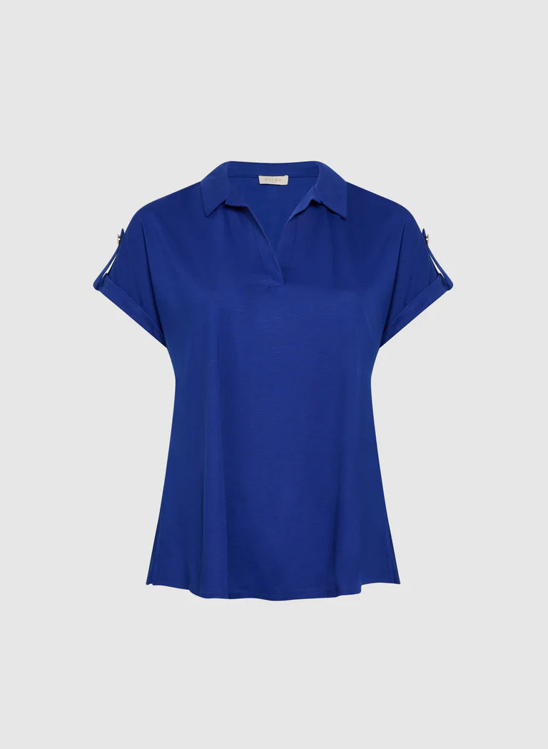 LAURA Polo Collar T-Shirt