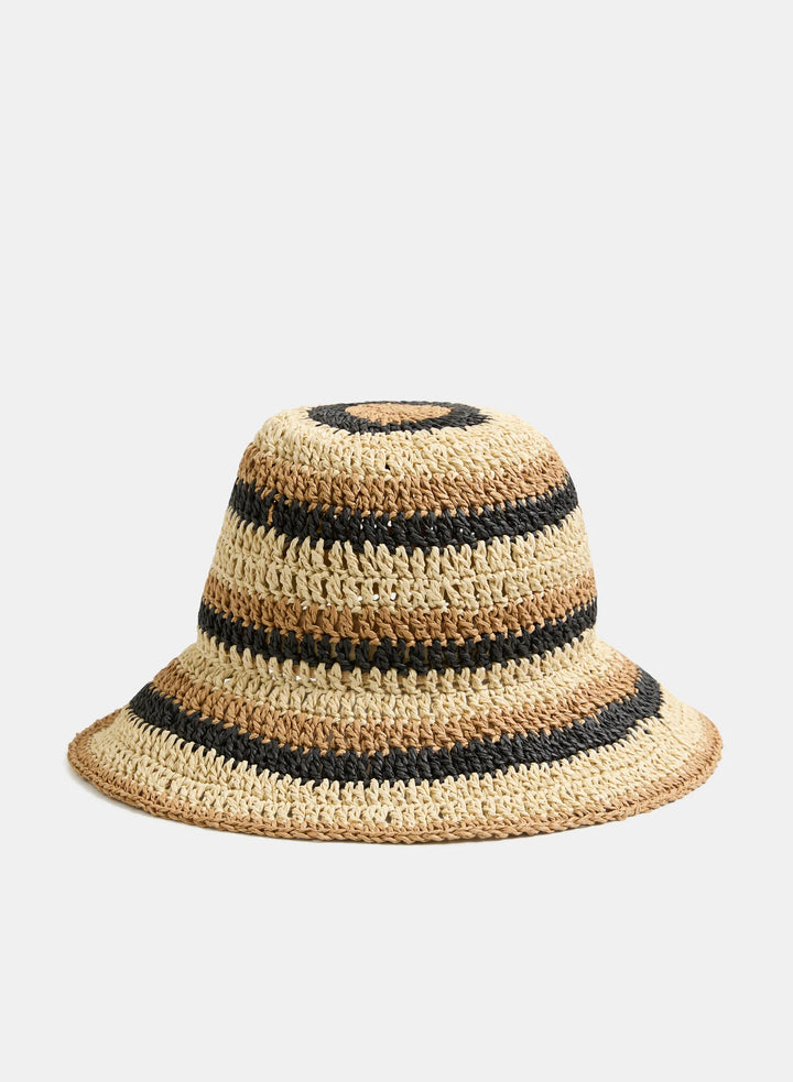 Laura Striped Crochet Hat
