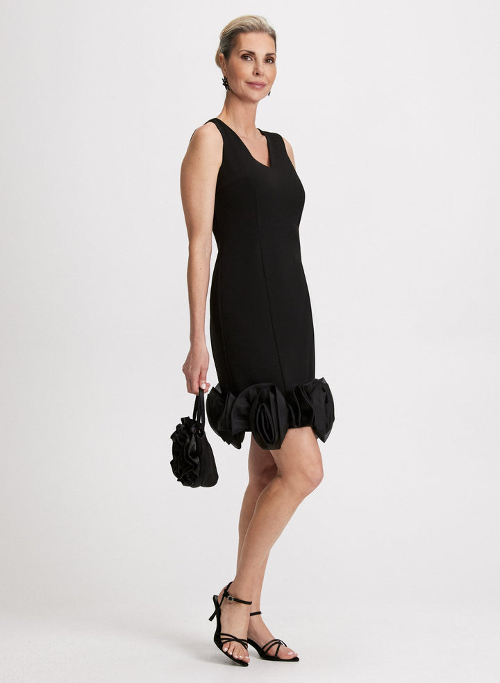 LAURA Rosette Detail Dress